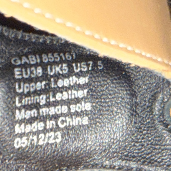 REISS Tan Leather Slingback Sandals Size 7.5 - Picture 12 of 12